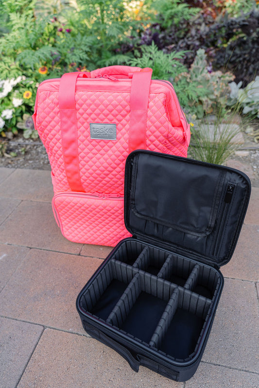 Backpack + Makeup bag organizer