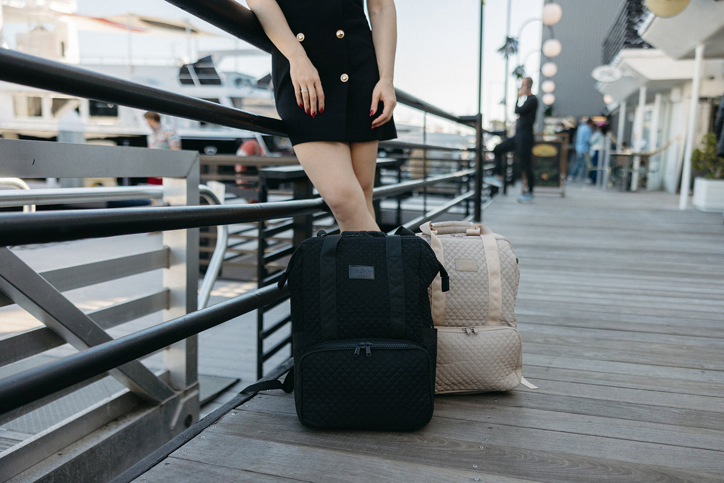 Backpack + Makeup bag organizer