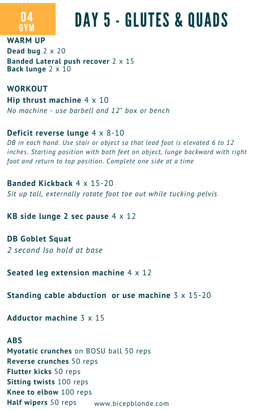 Transformation Workout Program & Macro e-Workbook